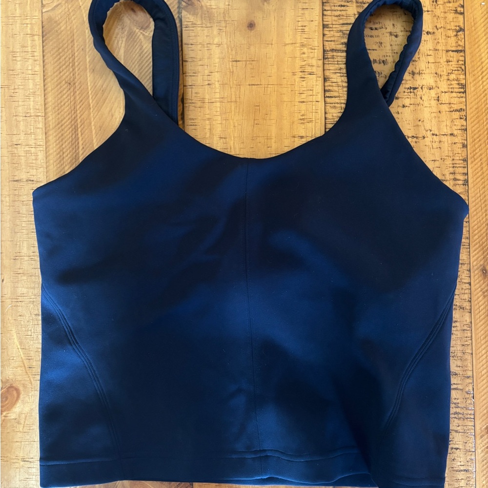 $80 Lululemon Glow Up Tank Top, Navy